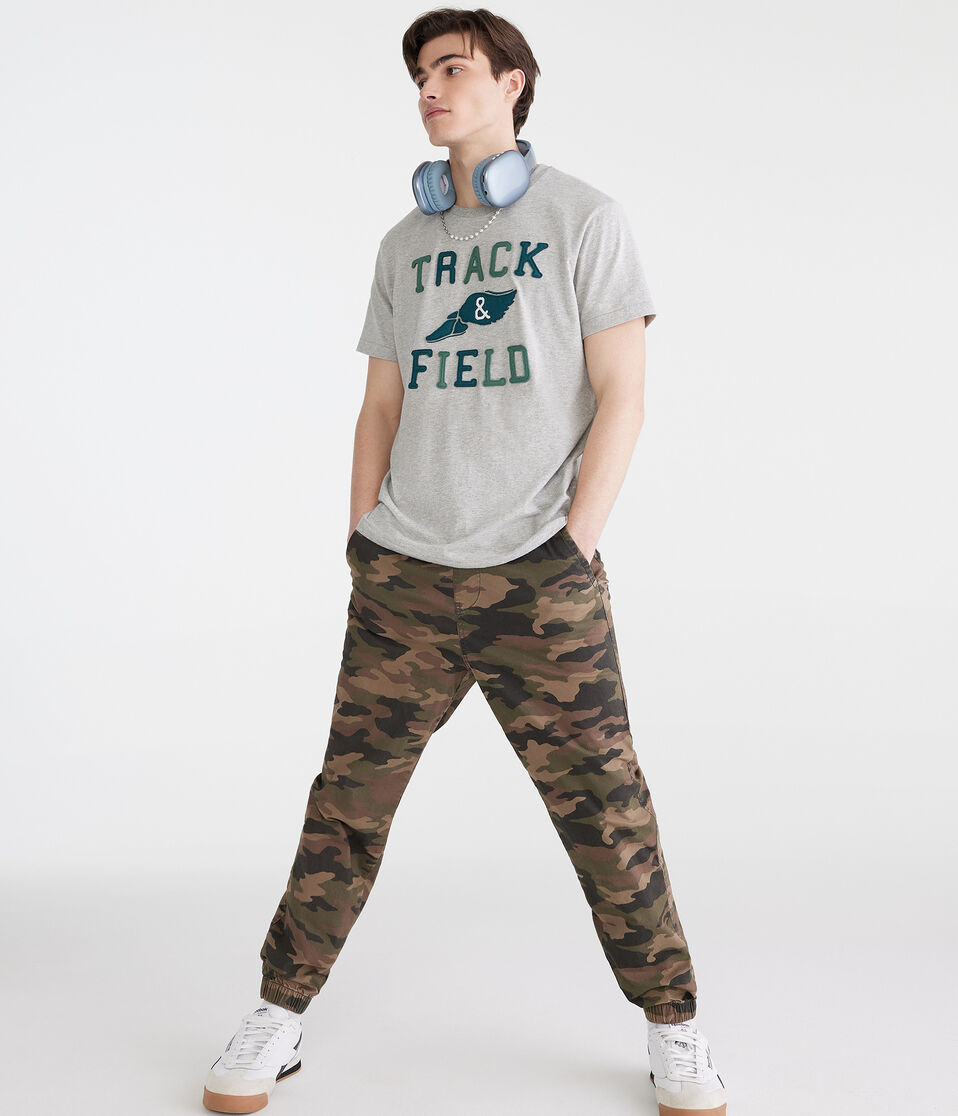 Aéropostale Camo Stretch Twill Joggers Garland