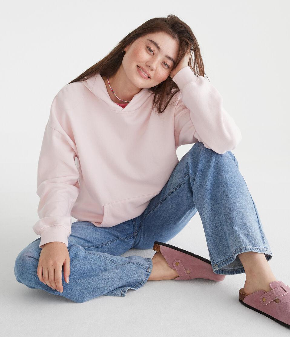 Aéropostale Cloud Soft Pullover Hoodie Peach Whip 2026 Online