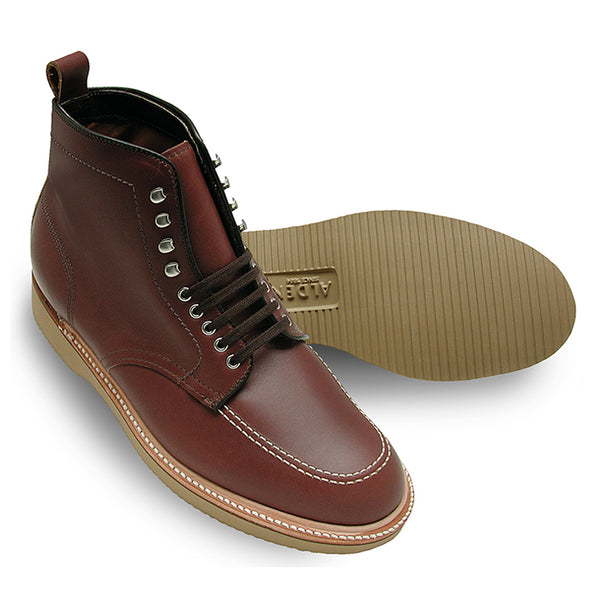 Alden 86095H Mocc Toe Boot (Brown Workboot Leather)